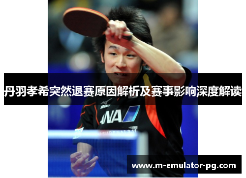 丹羽孝希突然退赛原因解析及赛事影响深度解读 丹羽孝希突然退赛原因解析及赛事影响深度解读